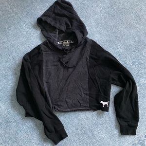 🍪PINK | Crop Top Hoodie